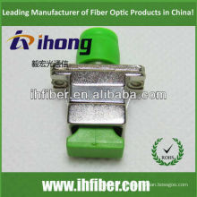 SC FC Adaptador APC / adaptador híbrido de fibra óptica carcasa metálica